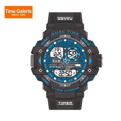 BUM B90011 Analog Digital Silicone Strap Men Watch BUM B90011 Analog Digital Silicone Strap Men Watch